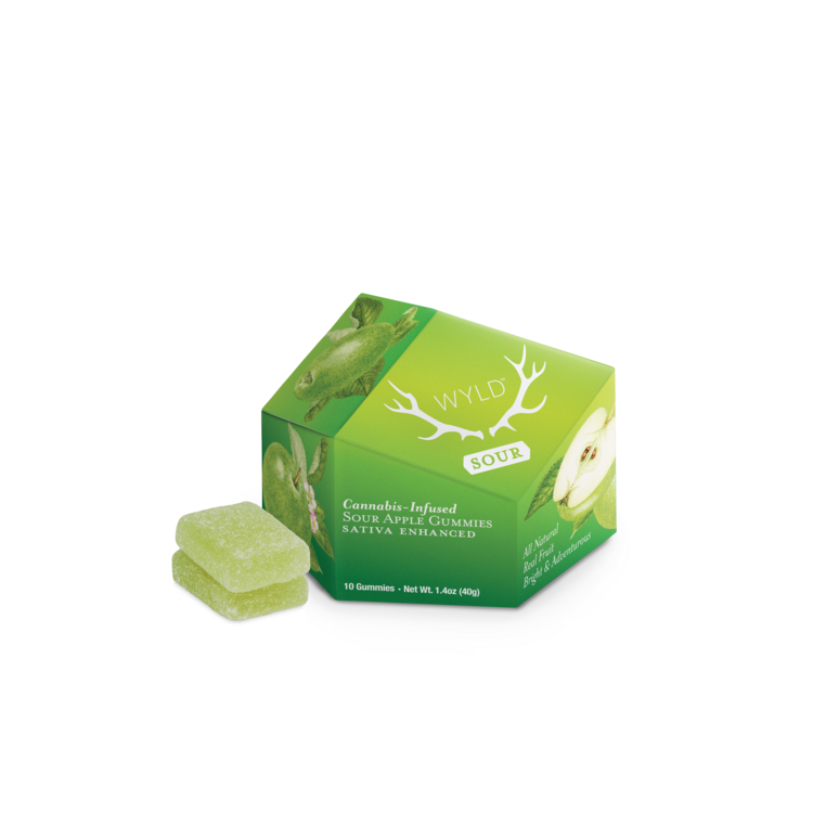 Sativa Sour Apple - Gummies 100mg