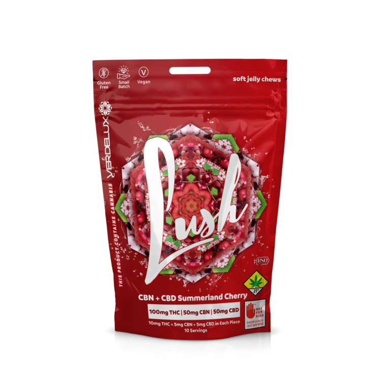 VERD Lush Summerland Cherry 2:1:1 THC:CBN:CBD 10 pack