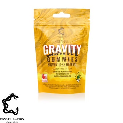 CST Sour Pineapple Gravity Gummies 10pk 100mg - 1.12oz