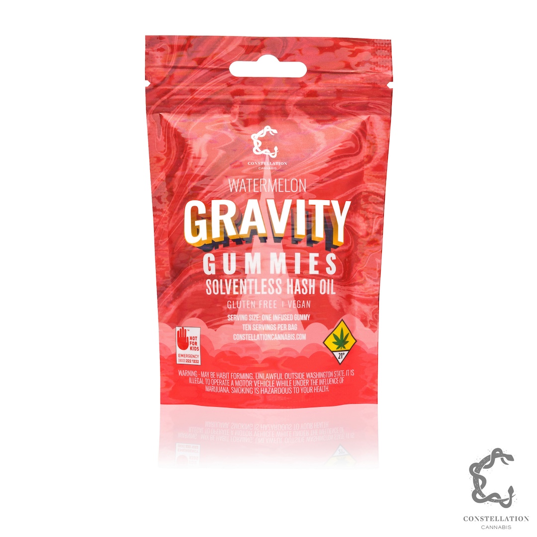 CST Watermelon Gravity Gummies 1:1:1 CBG/CBD 10pk 300mg - 1.12oz