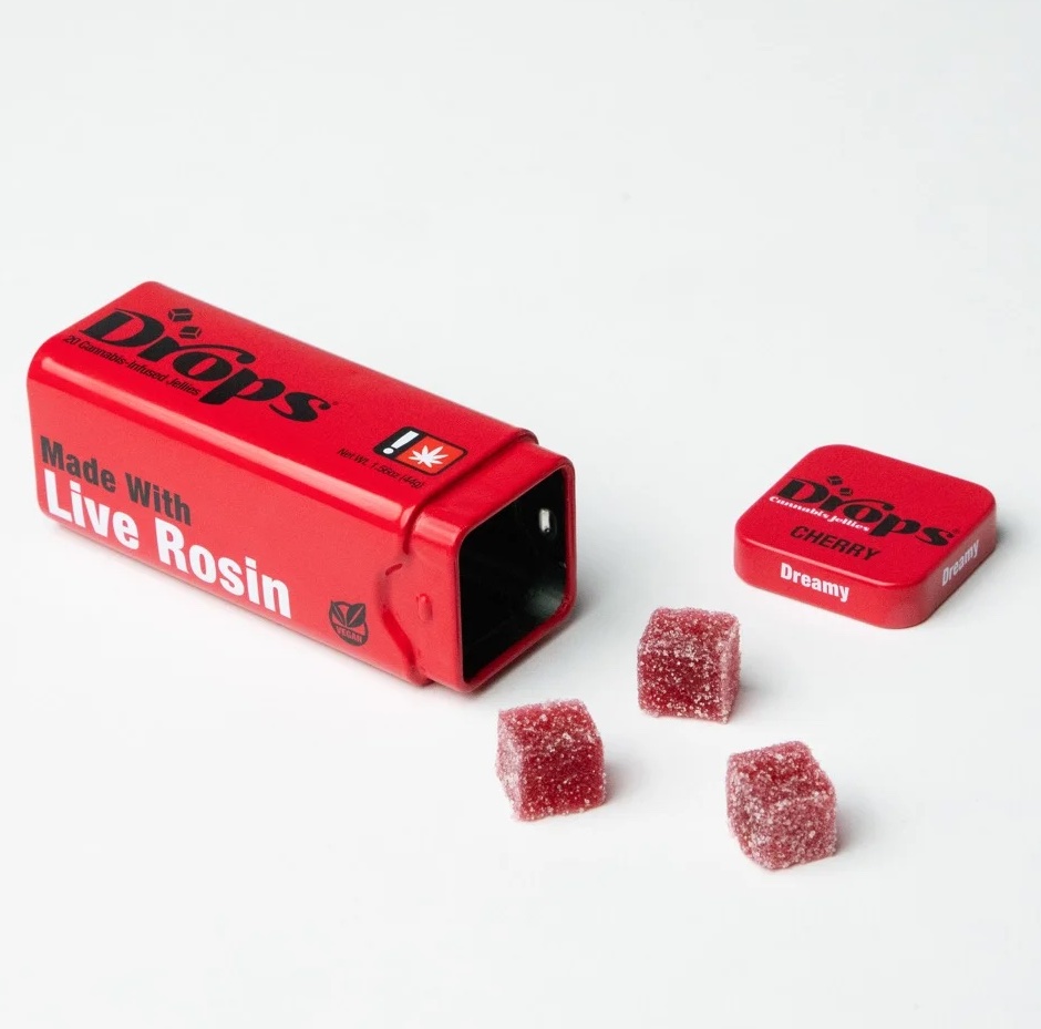 DRP Cherry Solventless Gummies 20pk 100mg - 1.56oz