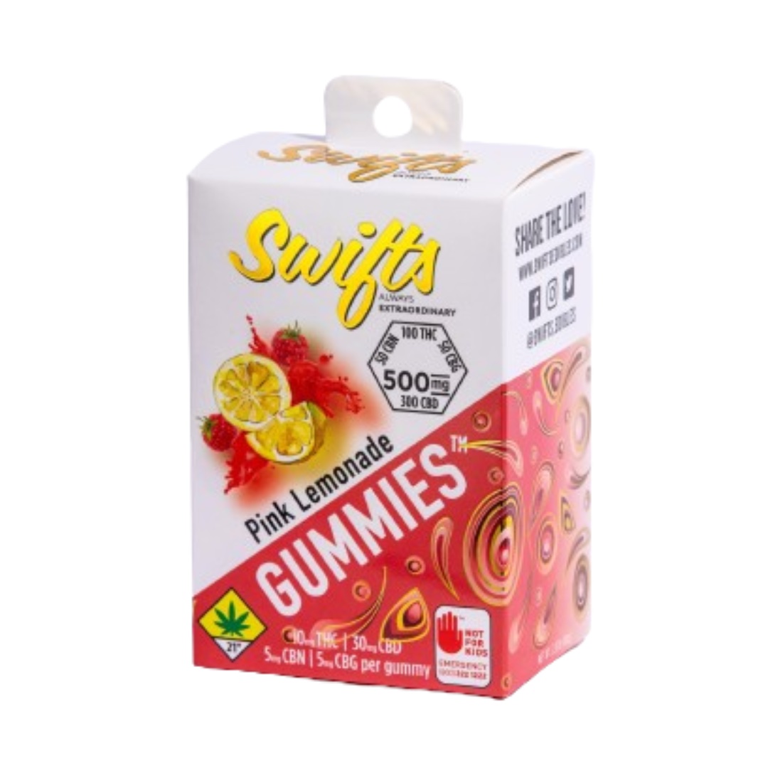 SWT Pink Lemonade Gummies MAX CBD 10pk 500mg - 1.94oz