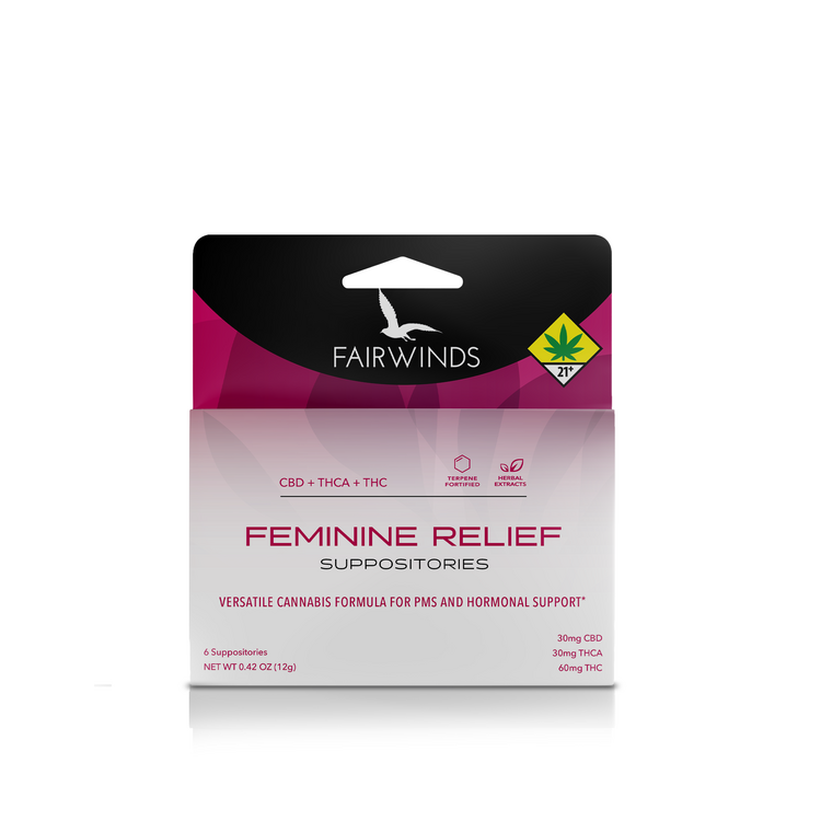 80mg Feminine Relief Topical Fairwinds Suppository