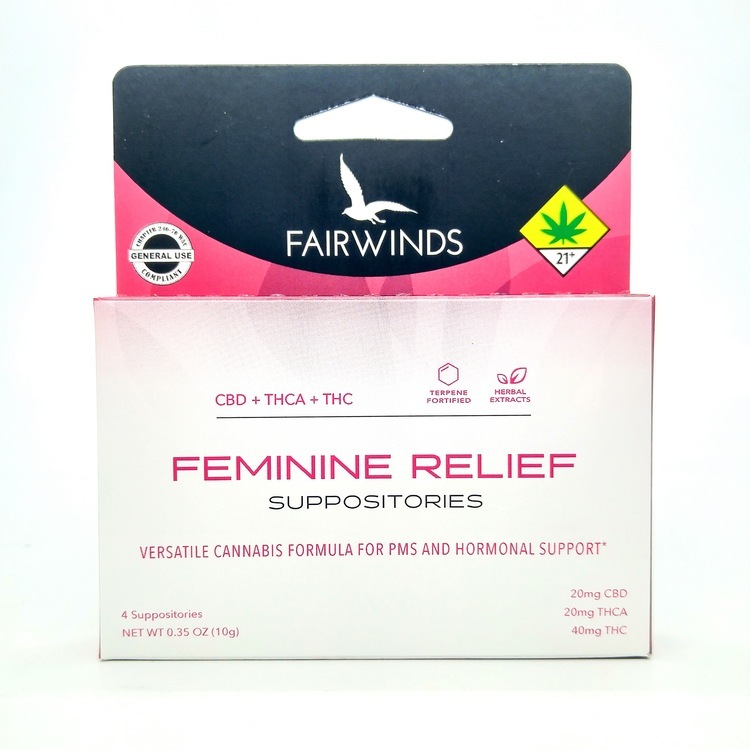 FAIR Suppository- Feminine Relief 4 Servings