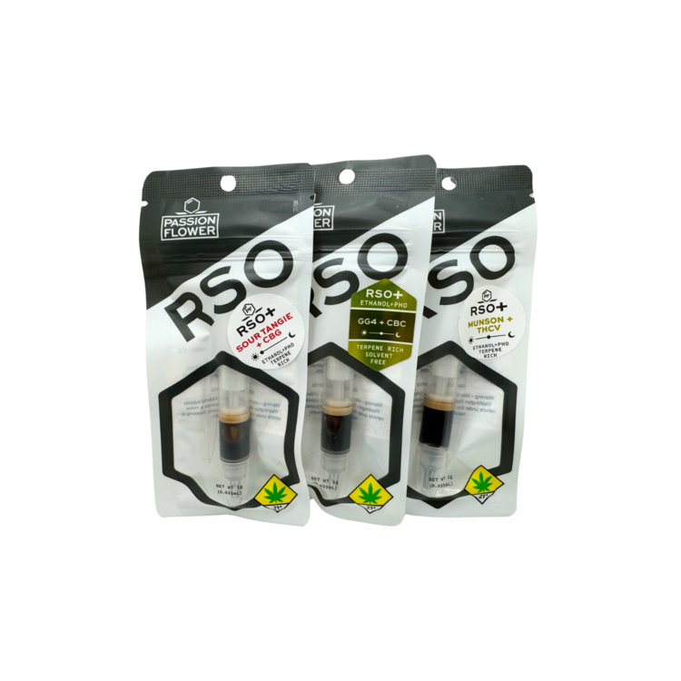 1g Concentrate RSO Sour Tangie CBG Passion Flower