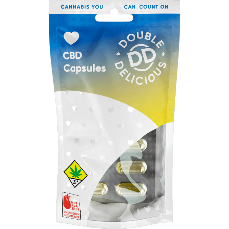 100mg CBD Capsules Double Delicious