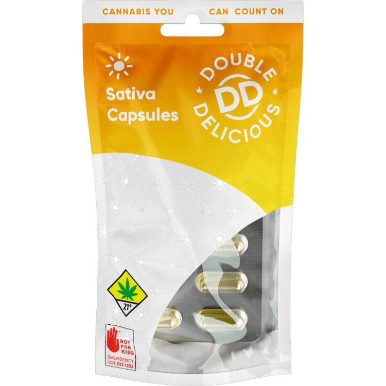 100mg Sativa RSO Capsules Double Delicious