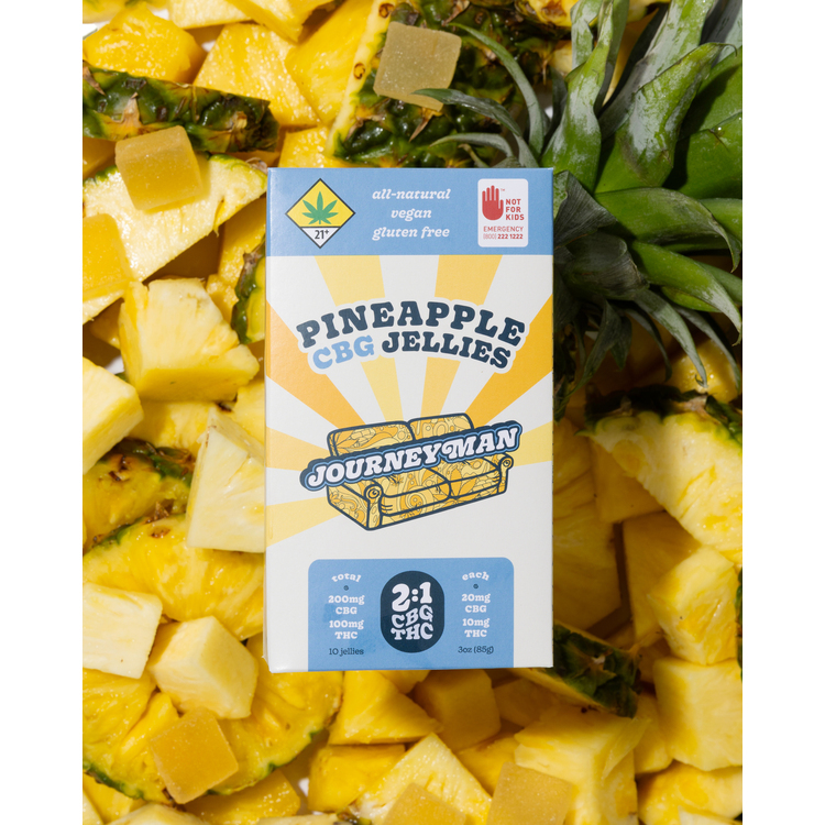 300mg Pineapple Soft Candies CBG