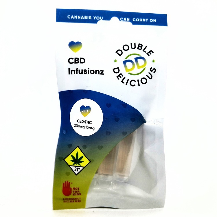 DOUB Infusionz CBD 20:1 3 pack 300mg total
