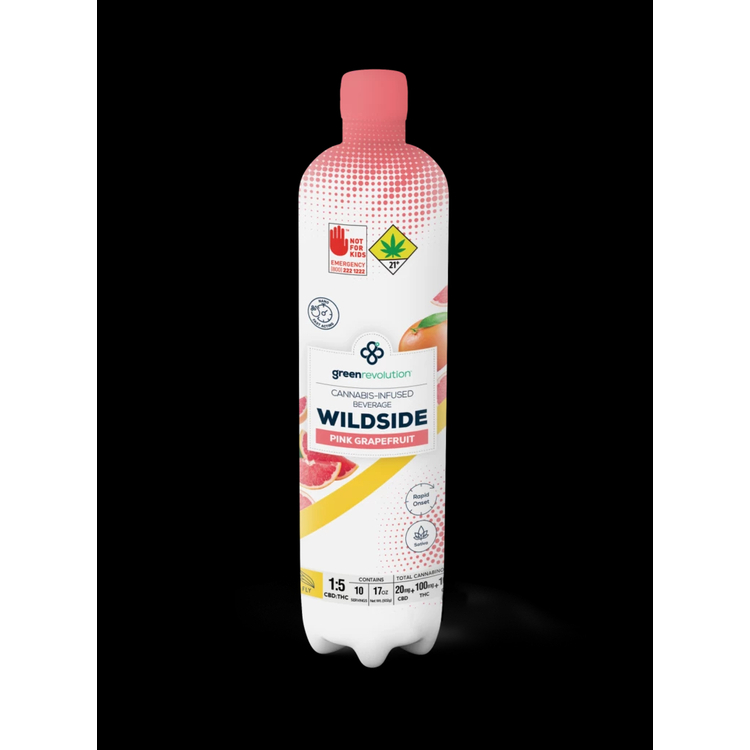 Green Revolution Liquid Edible Wild Side Nano Fizz Peach 1:1 100mg