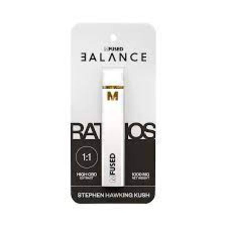 Mfused Balanced CBD Disposable 1:1 Stephen Hawking Kush @1G
