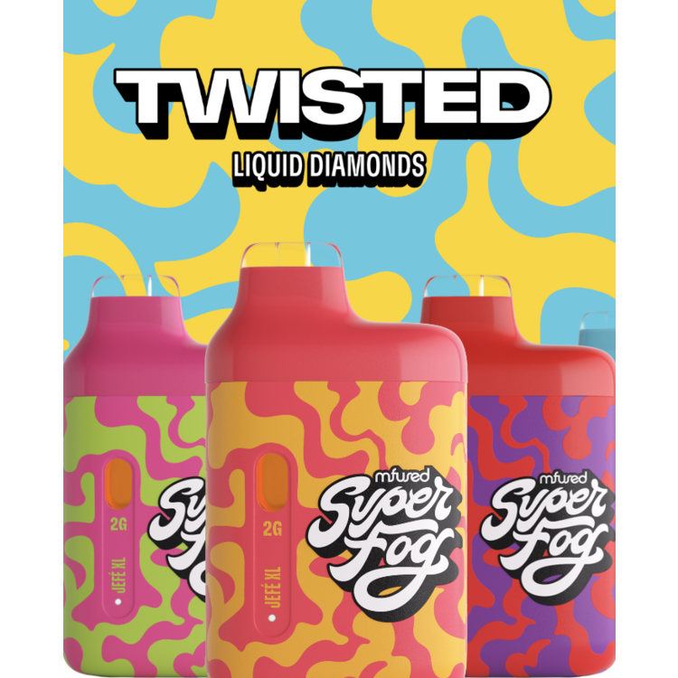Mfused Super Fog Twisted Vape Disposable Wild Watermelon@1gm
