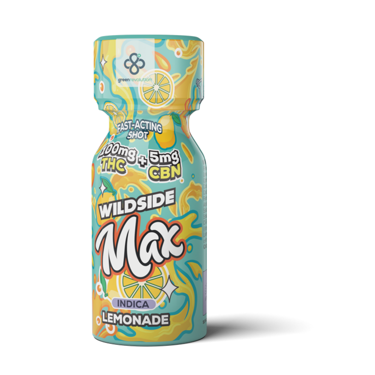 Green Revolution Liquid Edible WildSide Max Shot Lemonade @100mg