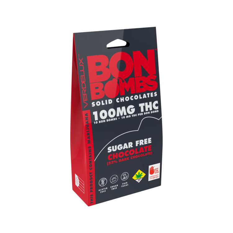 Bon Bombs Sugar Free Dark Chocolate 10pk