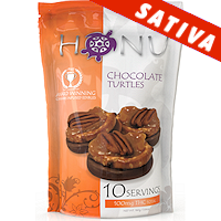 Chocolate Turtles Sativa 100mg 10-Pack