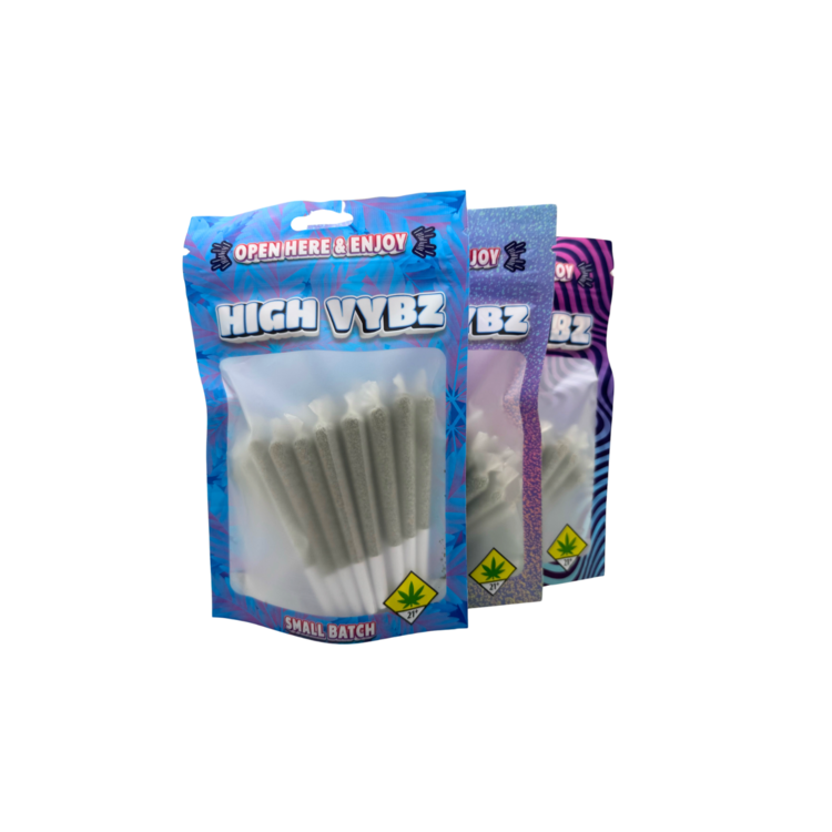 1g x28 Preroll Pack Grape Gas High Vybz