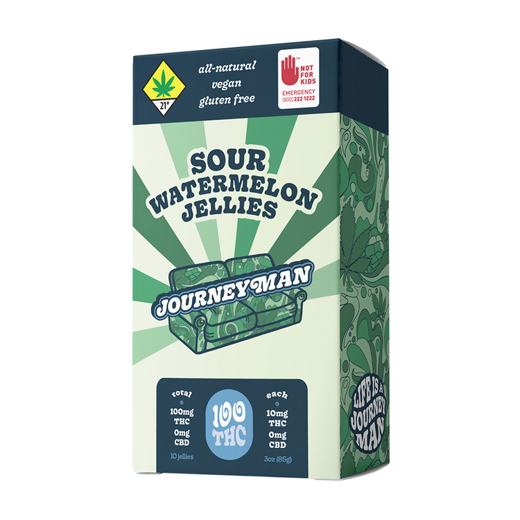 Sour Watermelon - Jellies 100mg