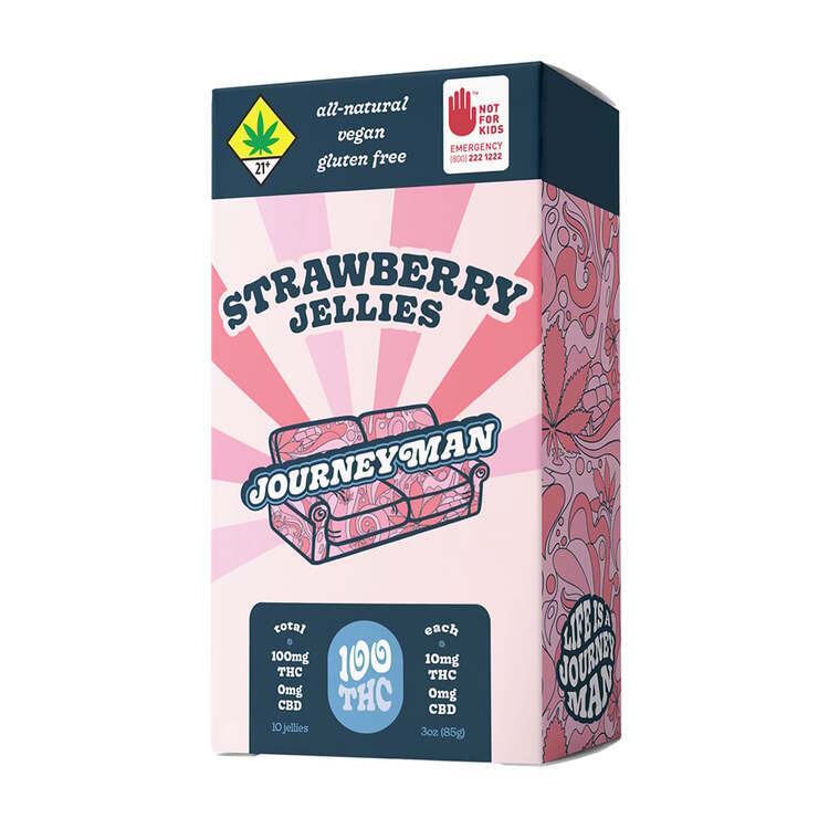 Strawberry - Jellies 100mg