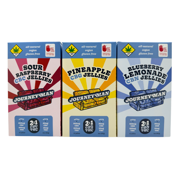 100mg THC 200mg CBN Edible Blueberry Lemonade Journeyman