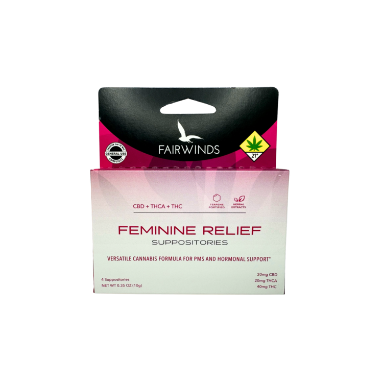 Capsule Feminine Relief Suppository Fairwinds