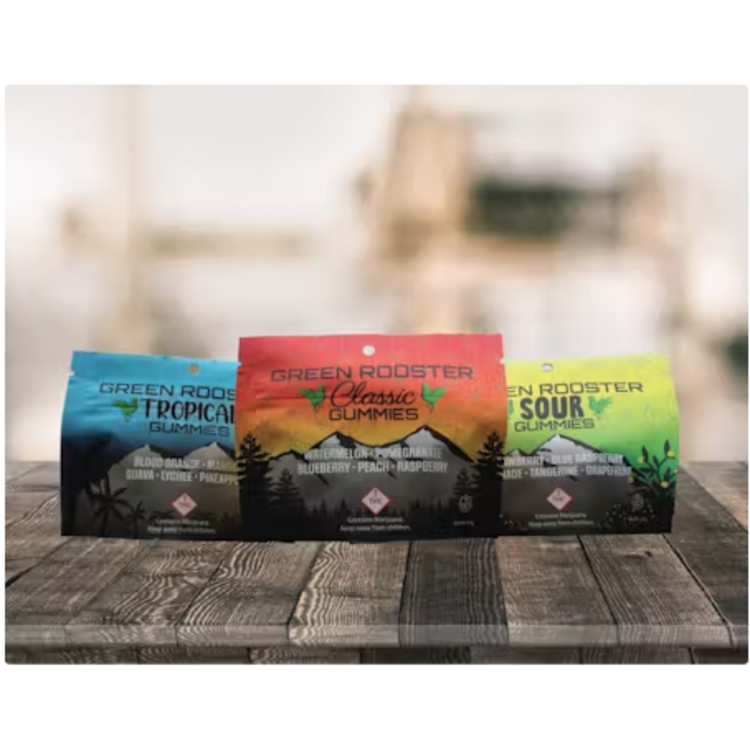 Tropical Variety Gummies - SWEET - 10 (10mg) - GREEN ROOSTER