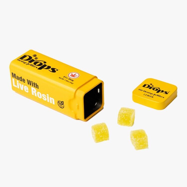 100mg Orange Soft Candies Live Rosin