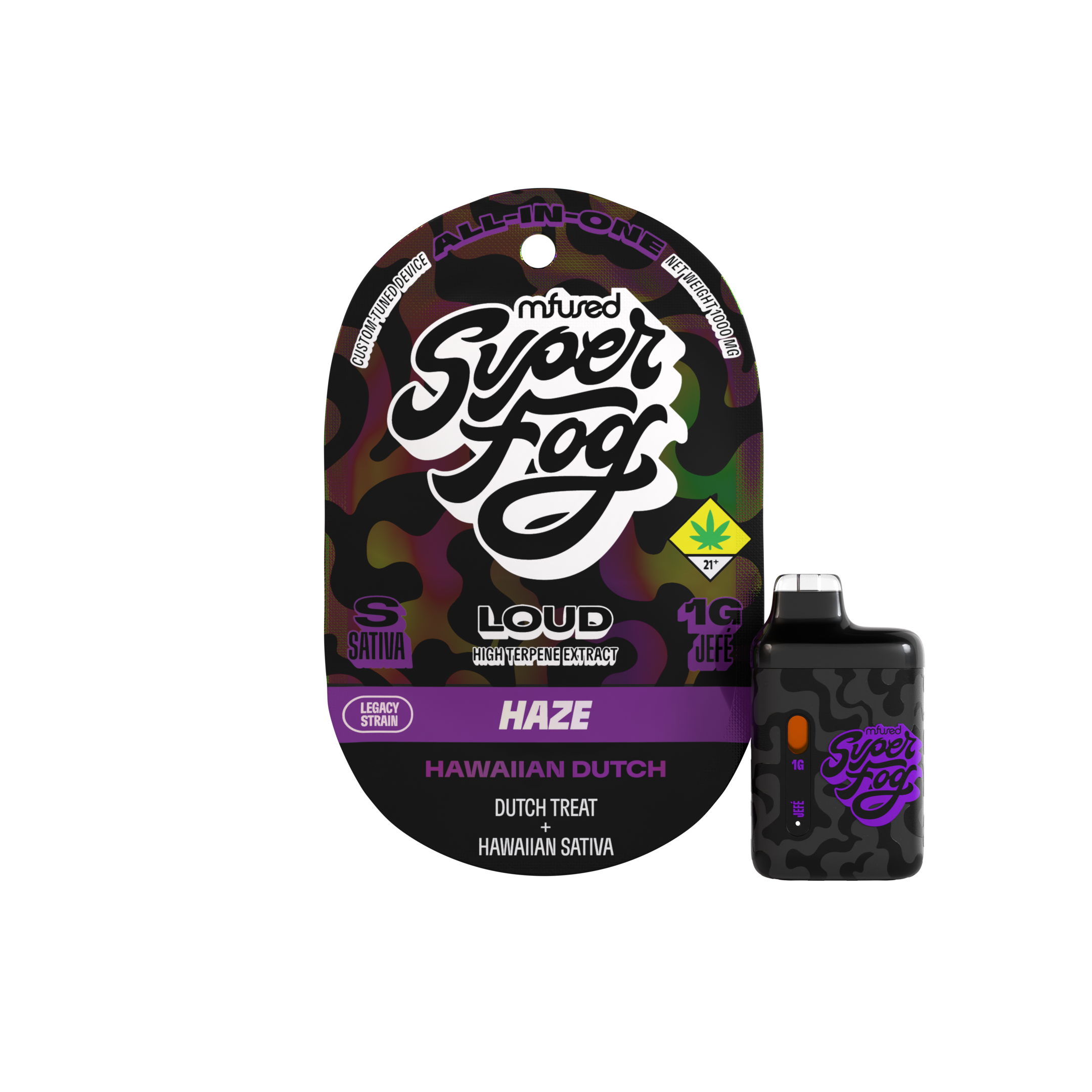 Hawaiian Dutch Super Fog Loud Disposable | Mfused - 1g, Vapes
