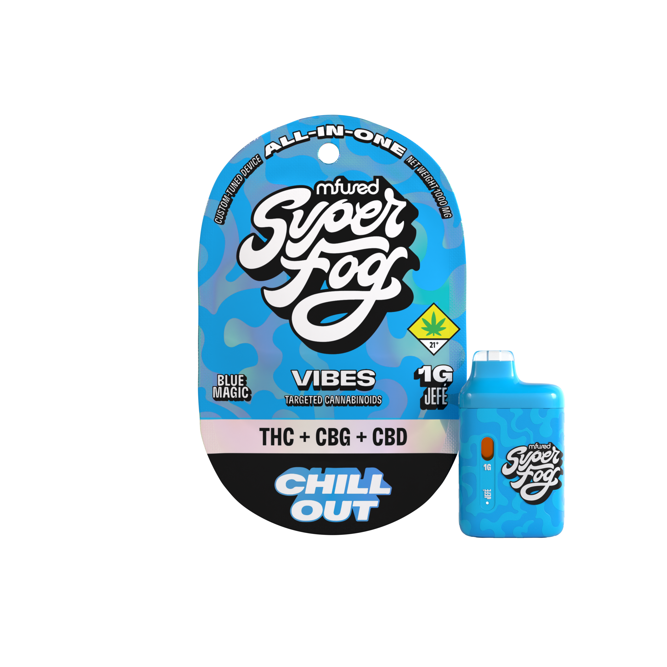 infused super fog vape Chill Out CBG Vibes Disposable | Mfused - 1g, Vapes pfs:label-2 Free Pod Packs Nic Strength:0 mg Blue Dream Delta-8 THC