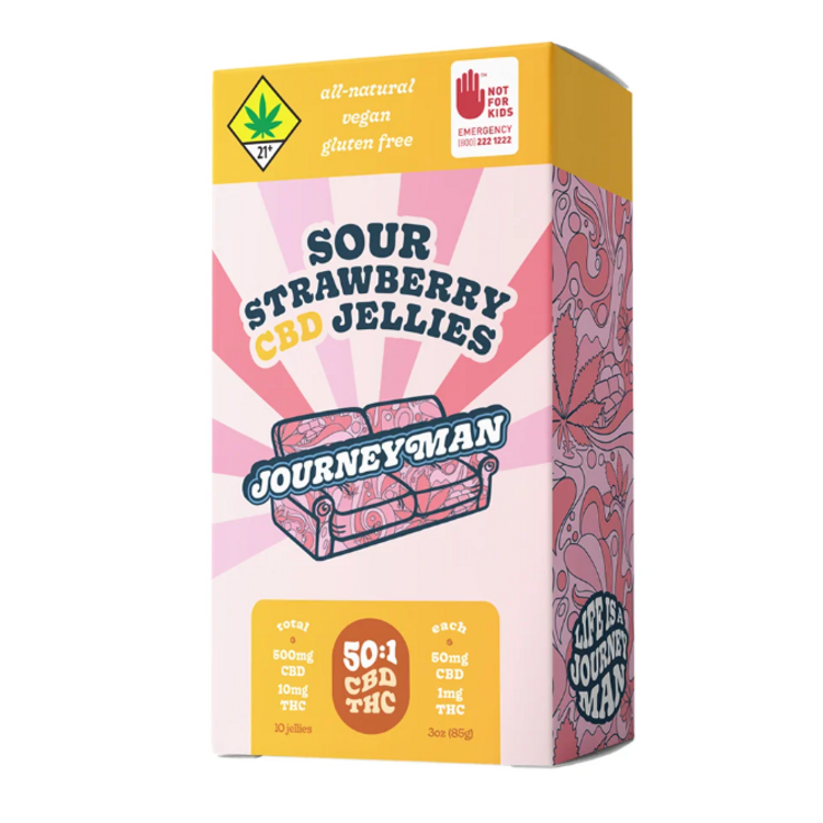510mg Sour Strawberry Soft Candies CBD