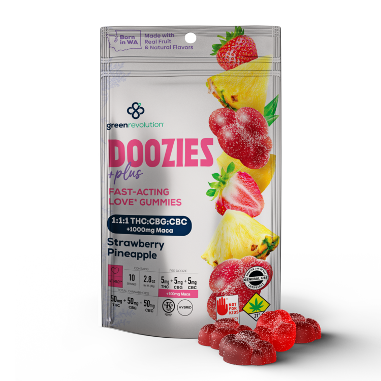 150mg Strawberry Pineapple Soft Candies Doozies 1:1:1 + Maca