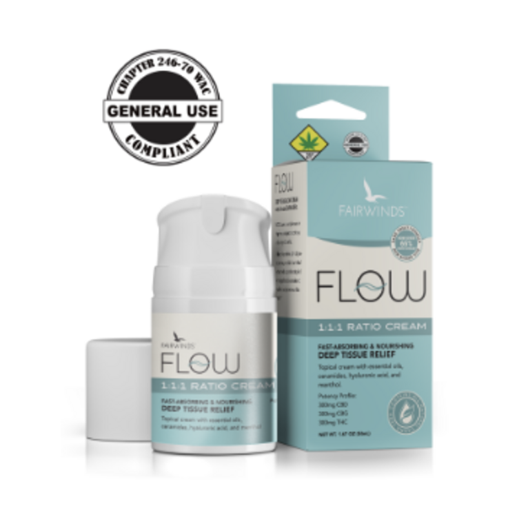 Fairwinds Topical Flow Cream 1:1:1 525mg