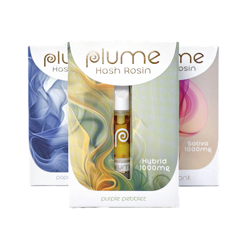 Plume Hash Rosin Cartridge Purple Pebblez