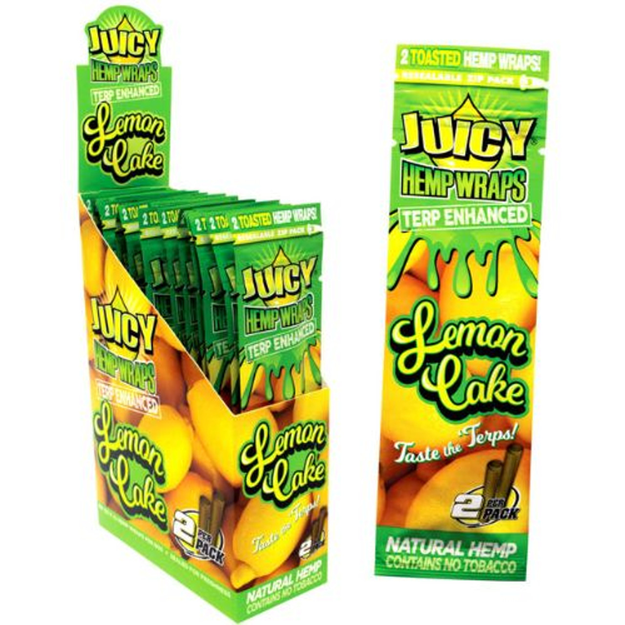 JUICY HEMP WRAPS TERP ENHANCED LEMON CAKE