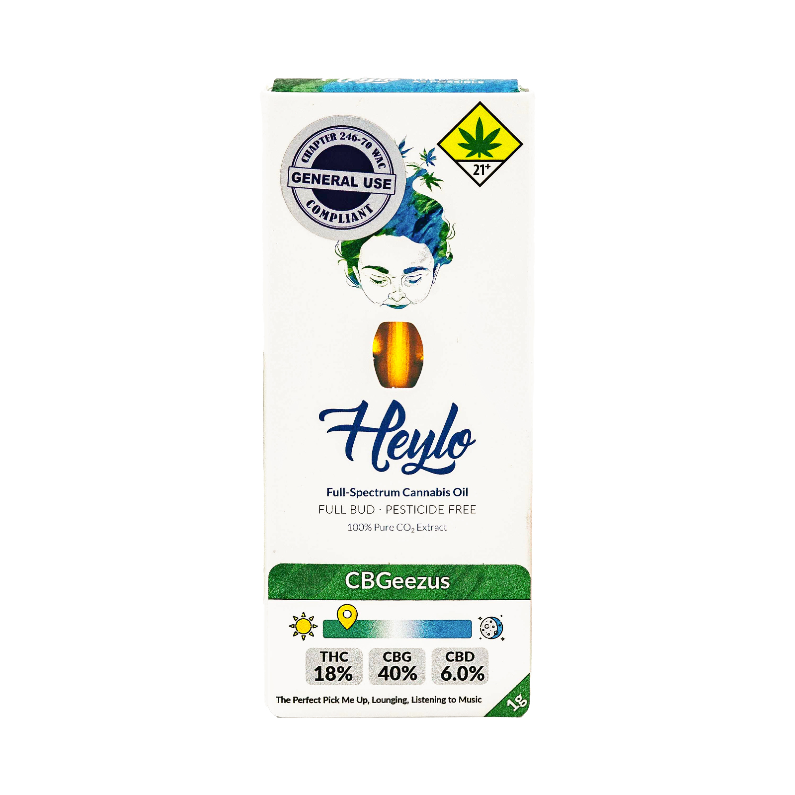 CBGeezus CO2 Cartridge | Heylo - 1g, Vapes - Lux Pot Shop Seattle