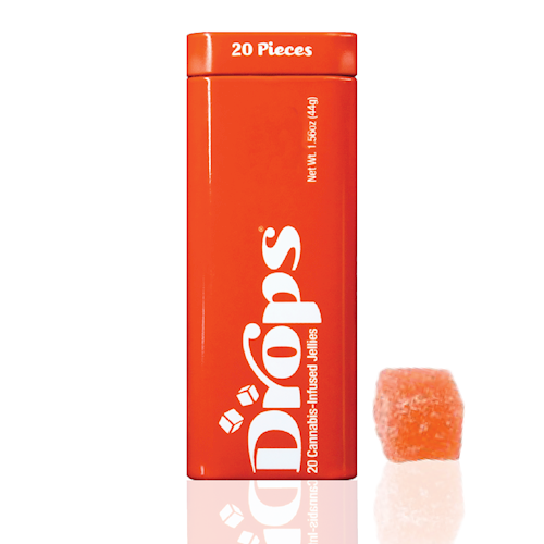Leafwerx - Drops - THC:CBD Strawberry Lifted 100:20mg Rosin Gummies 20pk
