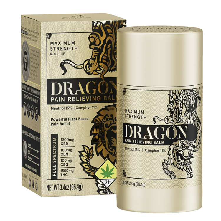 3000mg Maximum Dragon Balm Topical Ceres Roll On Full Spectrum