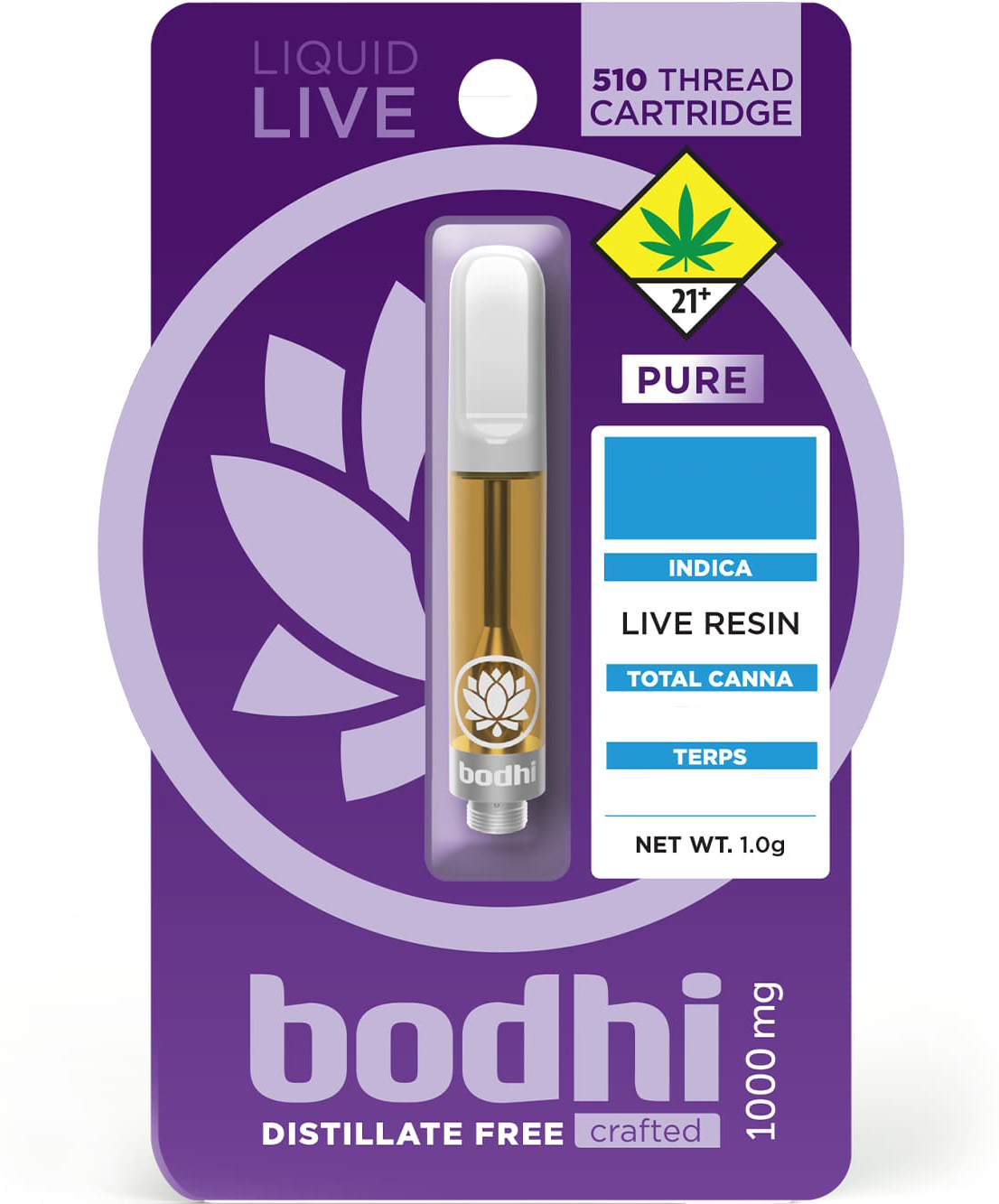 BHI Durban Poison Pure Live Resin Cartridge 1g