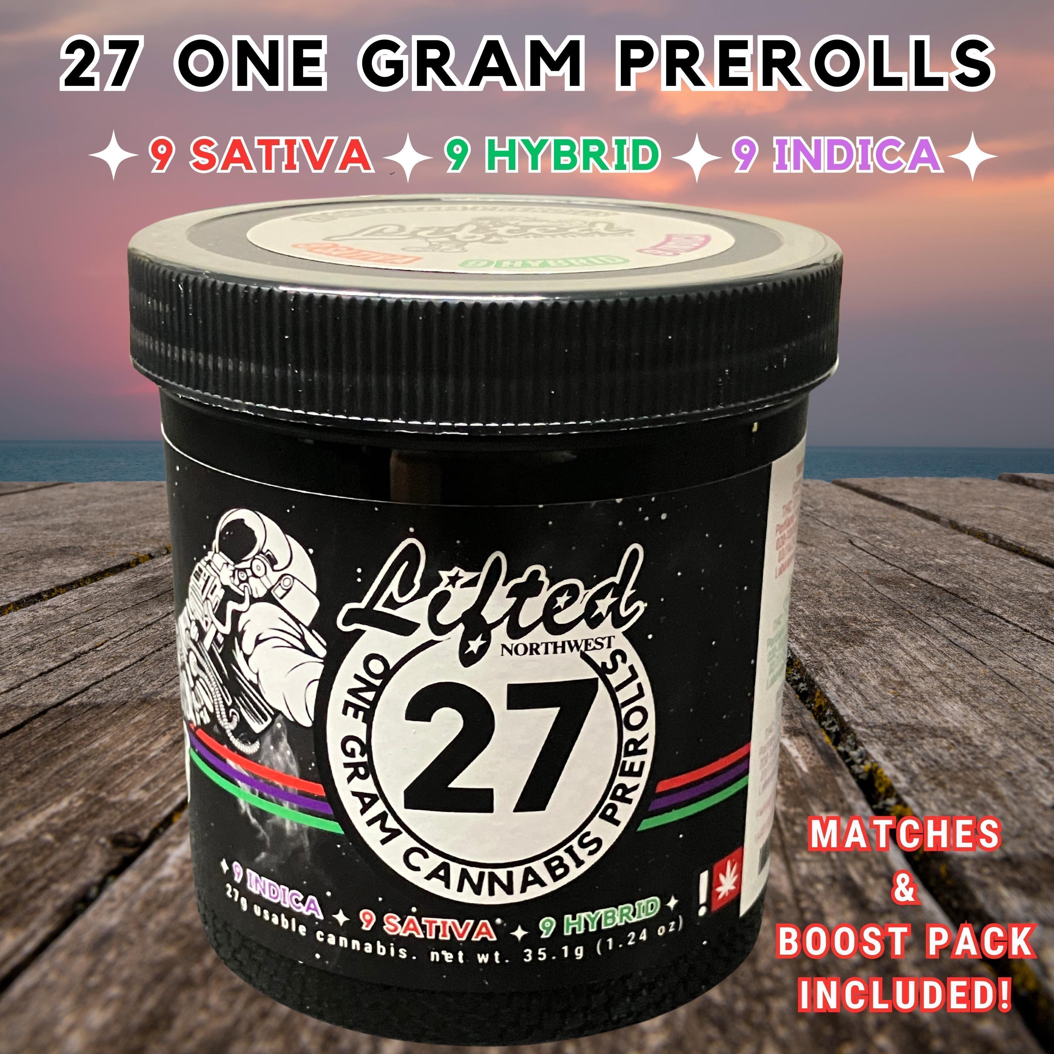 Lifted NW: Lnw Full Oz Full Grams, 3 Assorted Strains Per Container