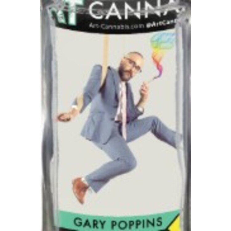 Gary Poppins Flower Art Cannabis