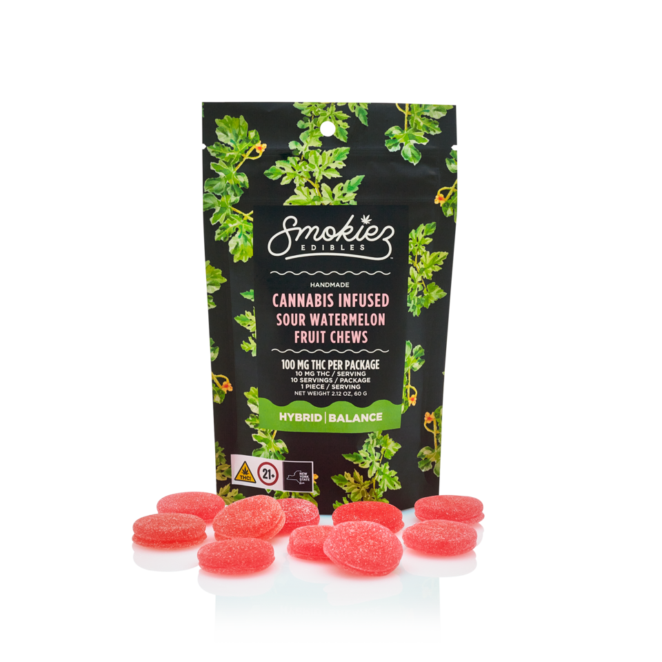 Smokiez | Gummies | Sweet Watermelon | 100mg/10pk