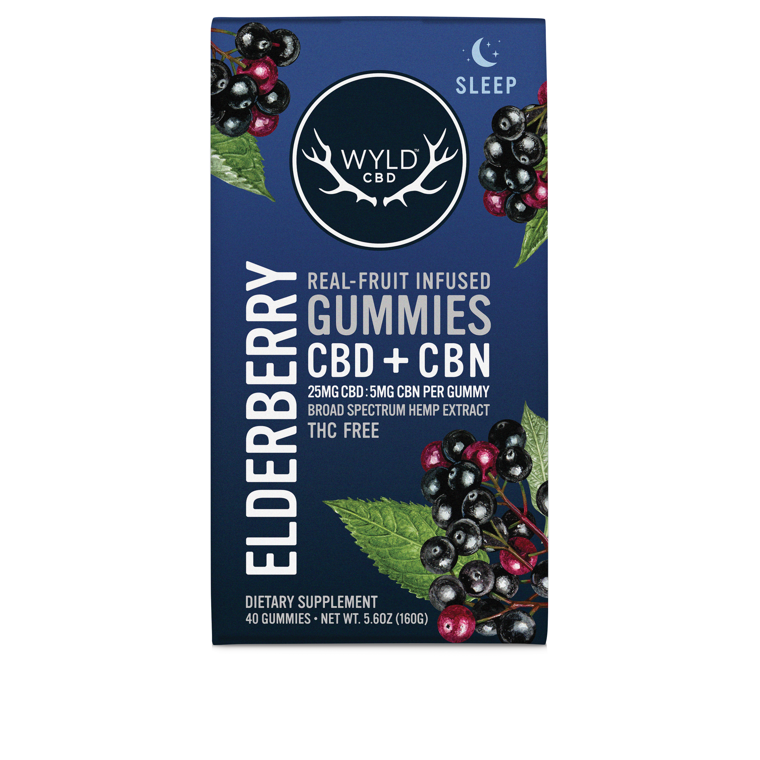 Wyld: Hemp 40pc Elderberry +