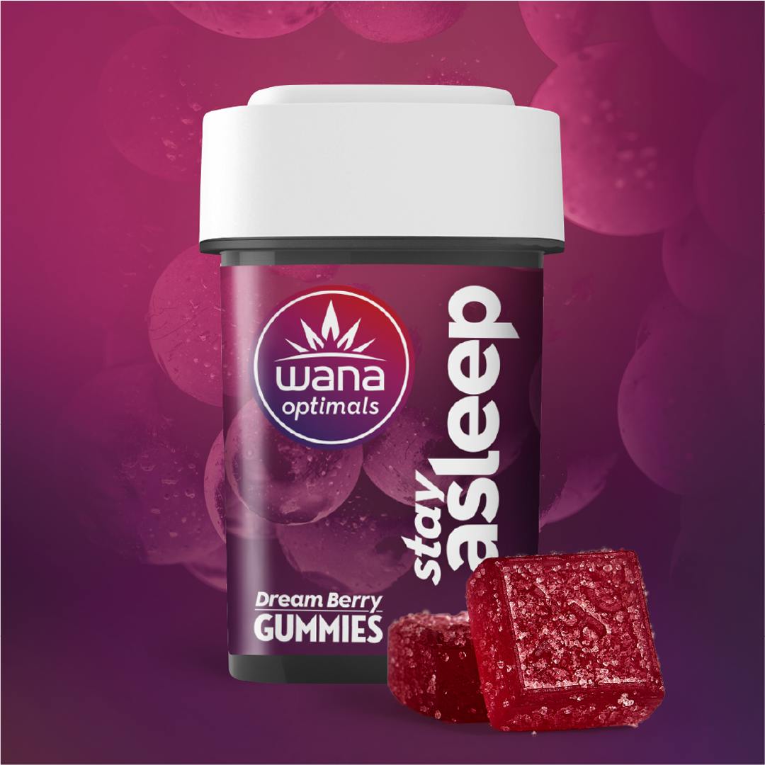 Wana | Gummies | Dream Berry (Stay Asleep) 2:4:1:1 THC:CBD:CBG:CBN | 100mg/10pk