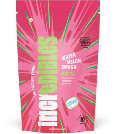 Incredibles | Gummies | Watermelon Smash | 100mg/10pk