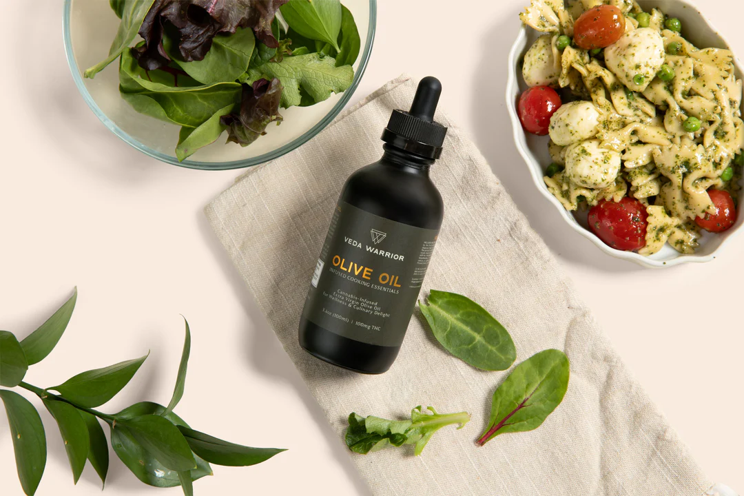Veda Warrior | Cooking Ingredients | Infused Olive Oil | 100mg/100ml