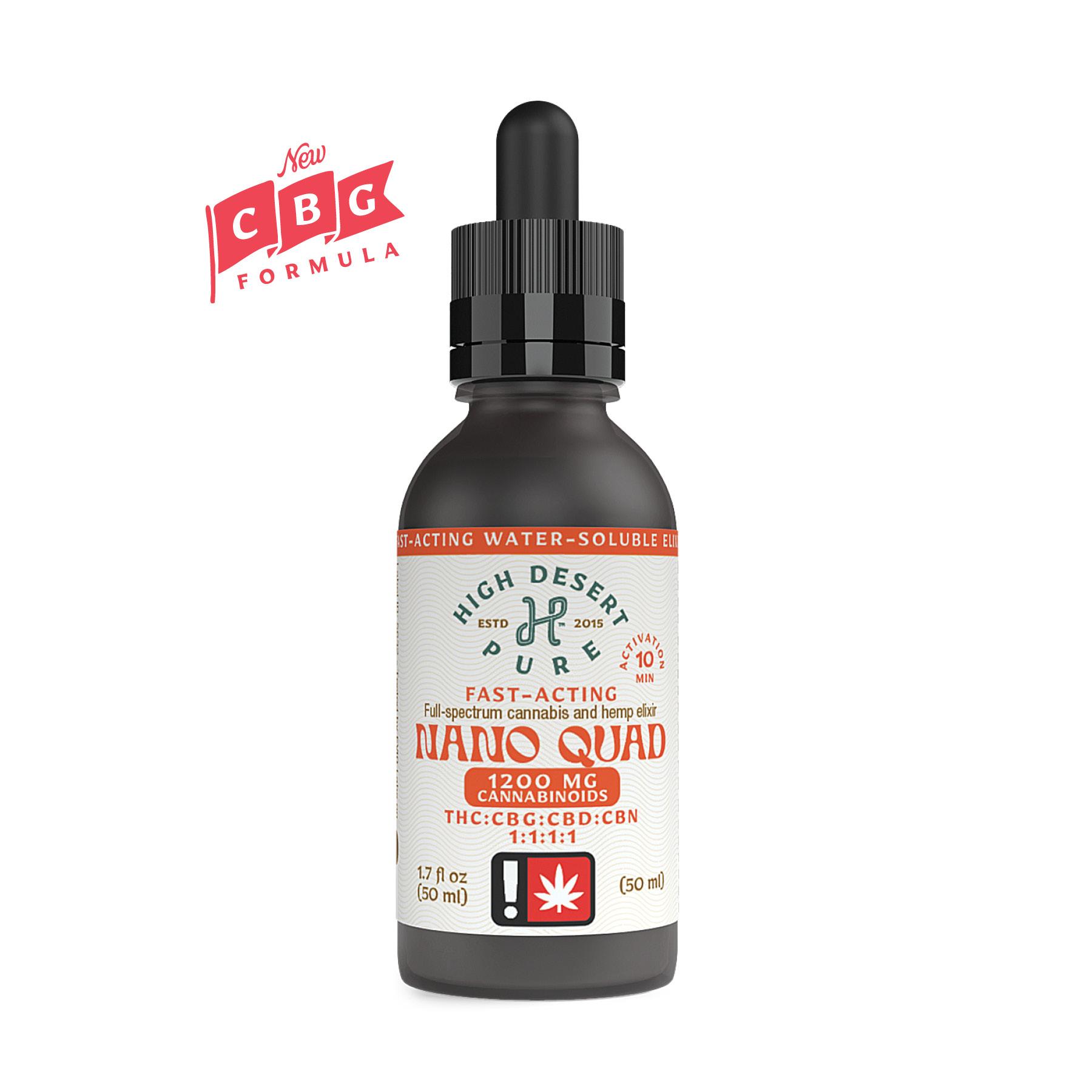 High Desert Pure: Hdp Elixir Quad Fast Acting Nano Formula