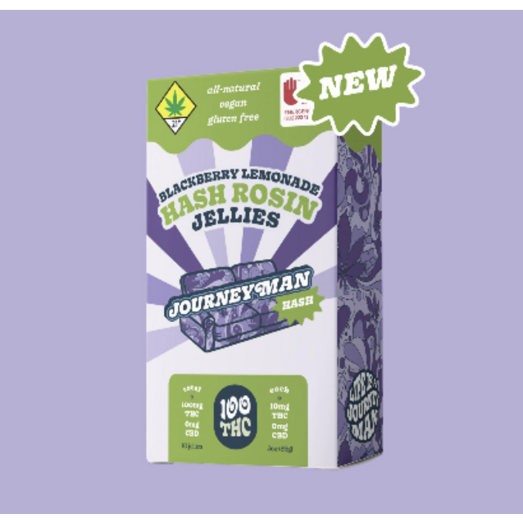 Journeyman Solid Edible Hash Jellies Blackberry Lemonade@100mg