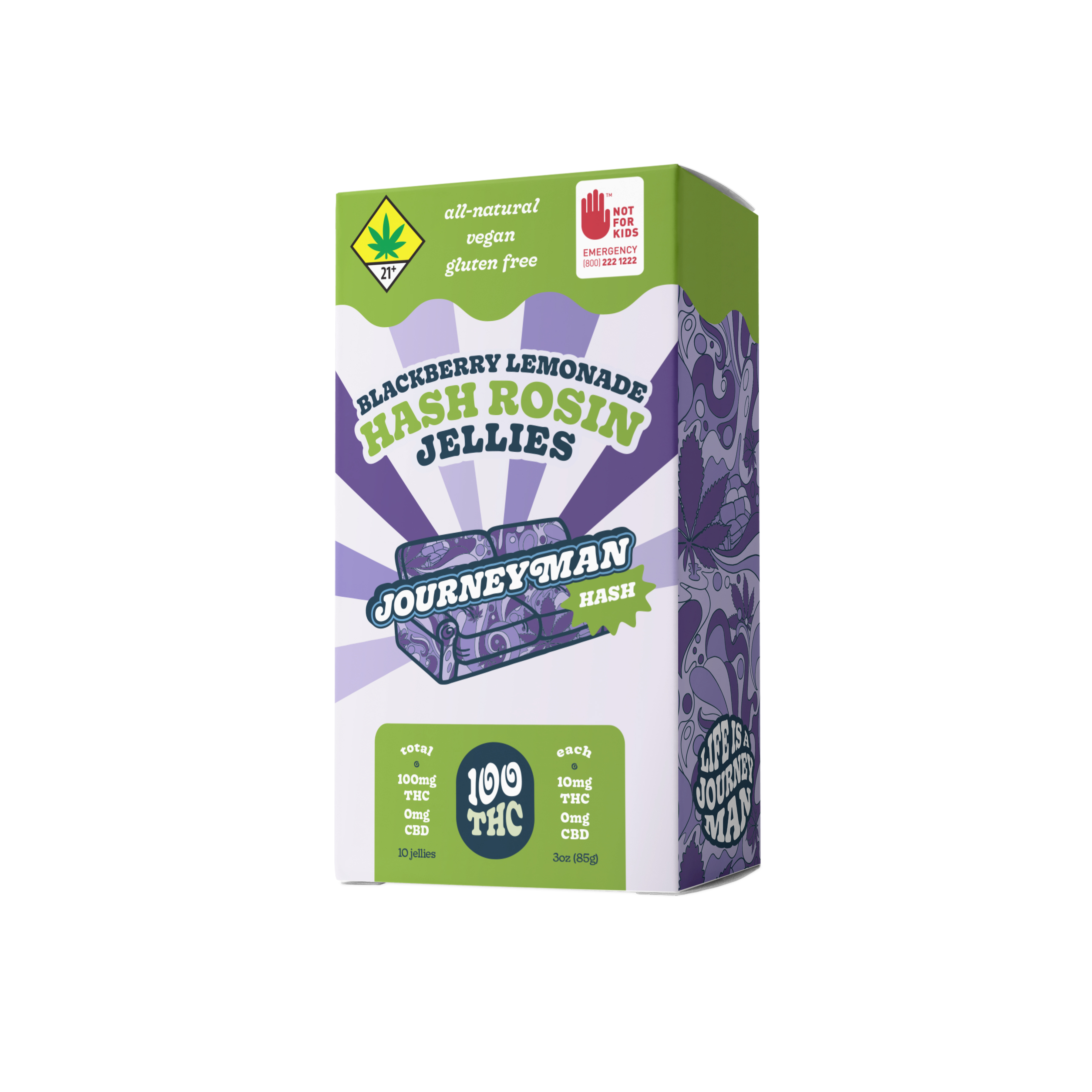 Jellies Hash Blackberry Lemonade 10pk - Journeyman | Central District
