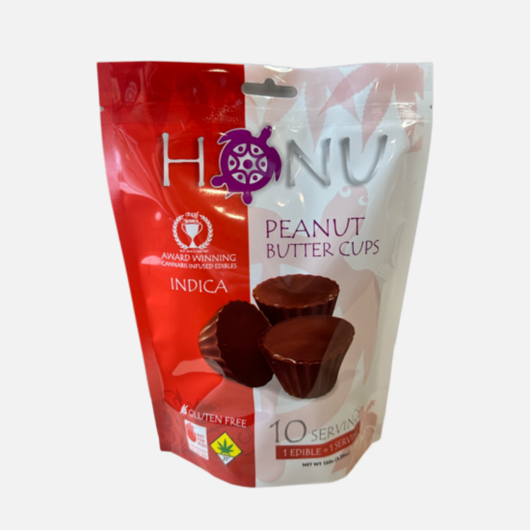 HONU: INDICA PEANUT BUTTER CUPS (10 PK)