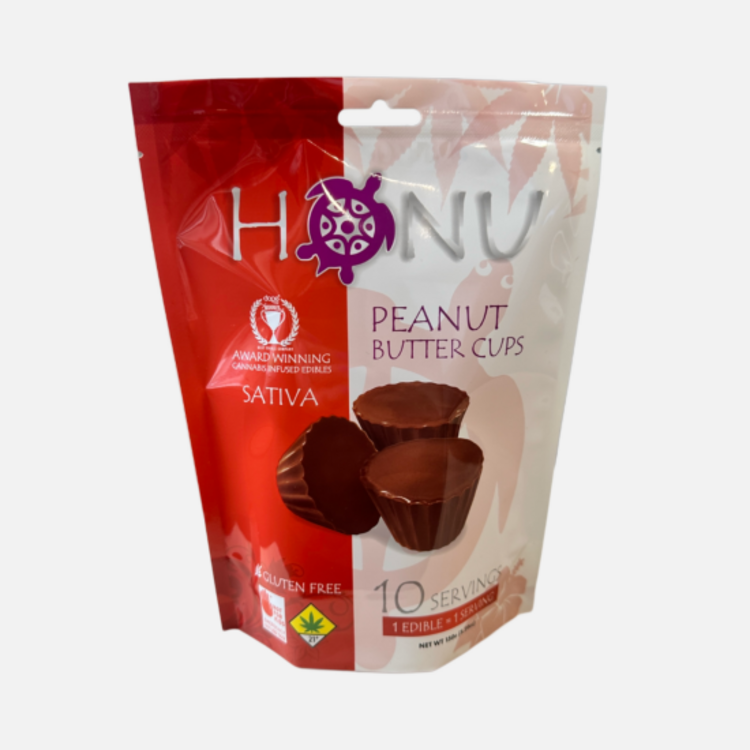 HONU: SATIVA PEANUT BUTTER CUPS (10 PK)