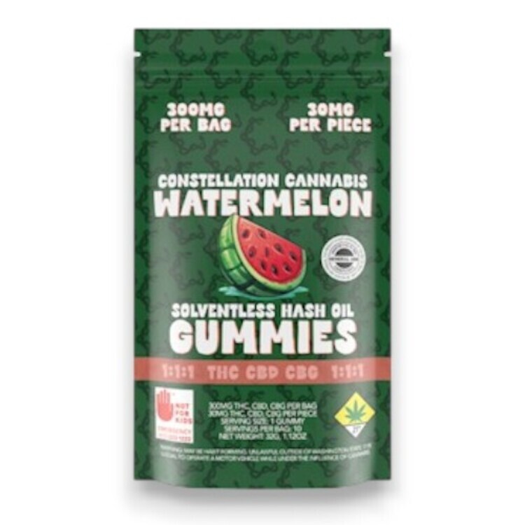 Watermelon Hash Gummies 10pk